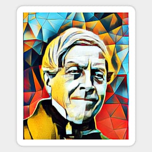 Jules Michelet Abstract Portrait | Jules Michelet Artwork 2 Magnet